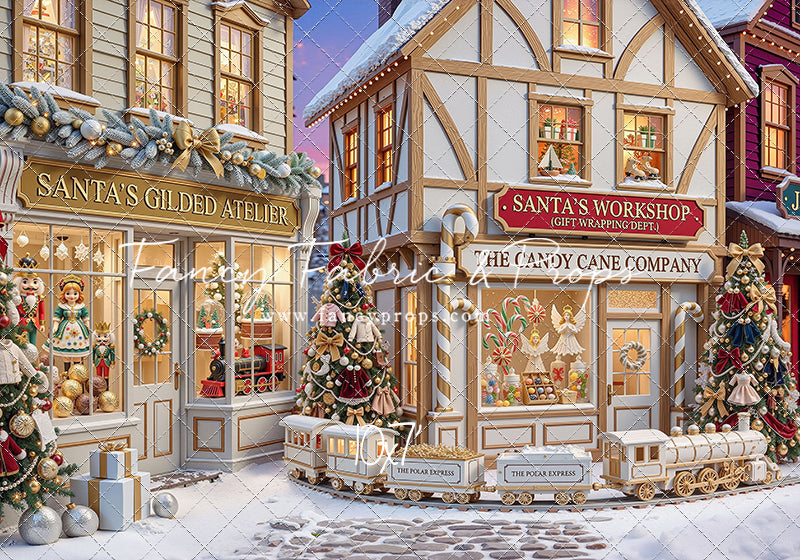 North Pole Village  - with Sweep Option