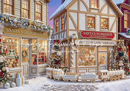 North Pole Village  - with Sweep Option