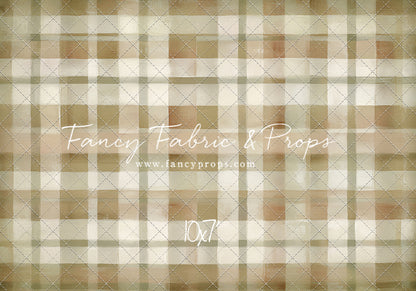 Oatmilk Plaid - With Sweep Option