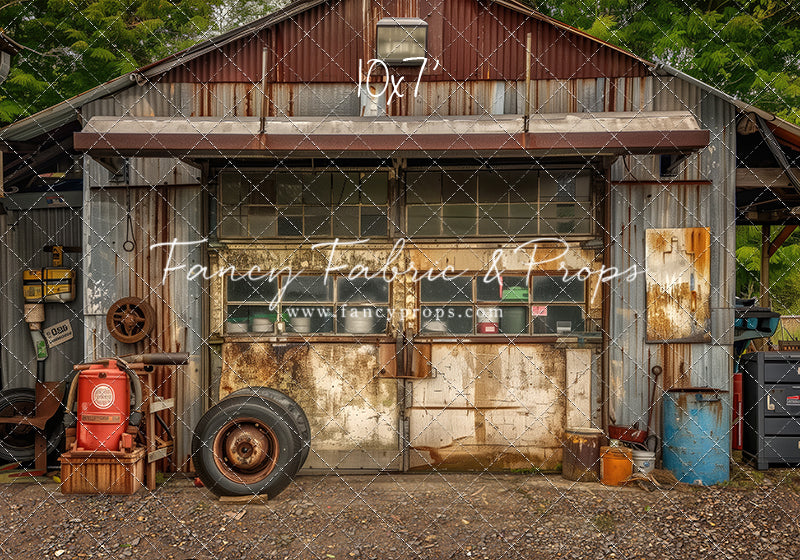 Old Rustic Garage - With Sweep Option
