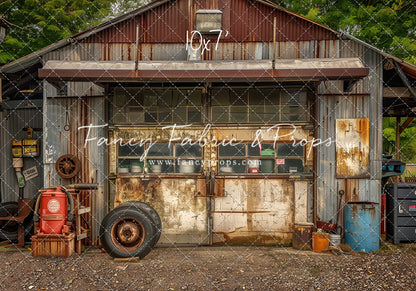 Old Rustic Garage - With Sweep Option