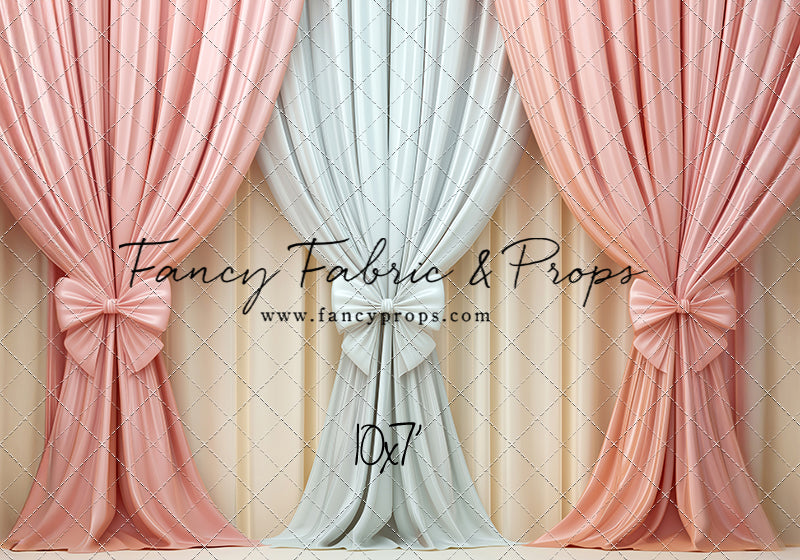 Pastel Bow Swag - With Sweep Option