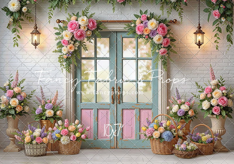 Pastel Garden Doors - With Sweep Option
