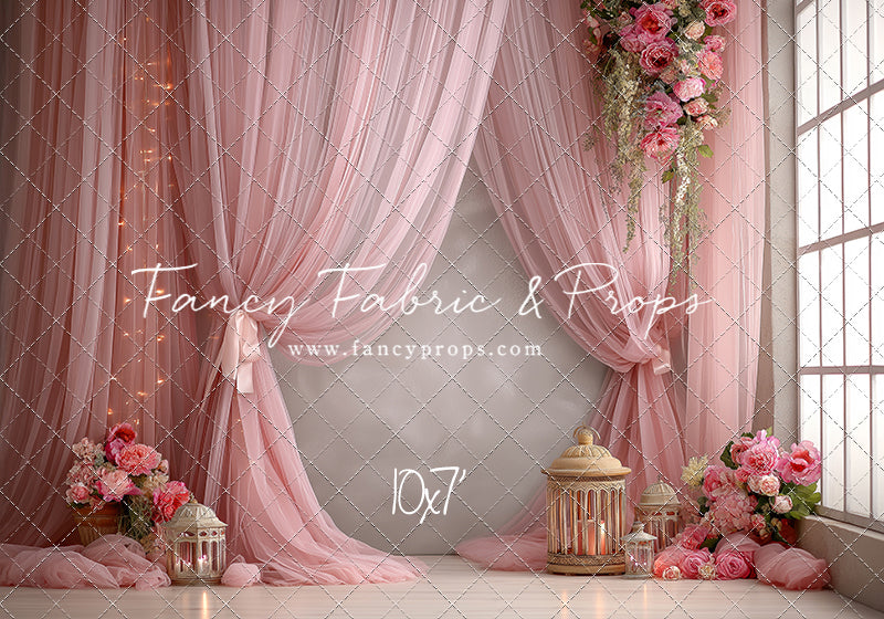 Pink Lantern Reception - With Sweep Option