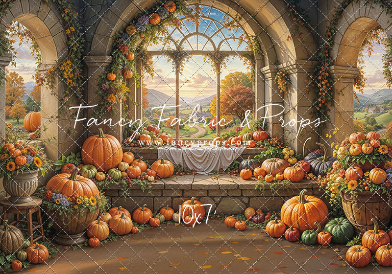 Pumpkin Patch Paradise - With Sweep Option