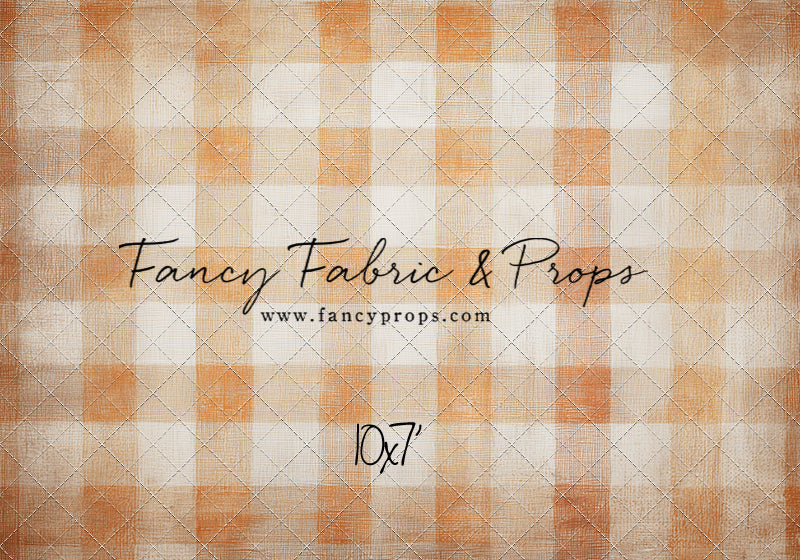 Pumpkin Patch Plaid - With Sweep Option