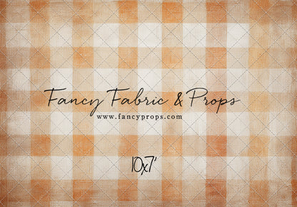 Pumpkin Patch Plaid - With Sweep Option