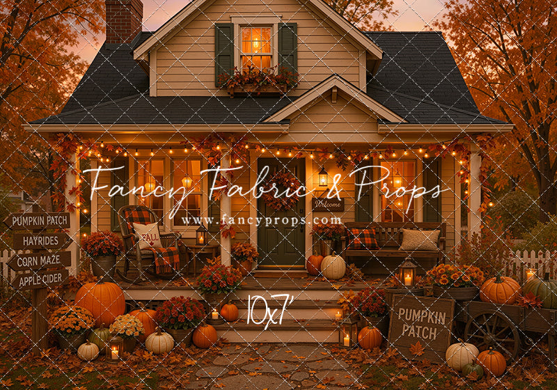 Pumpkin Patch Welcome - With Sweep Option