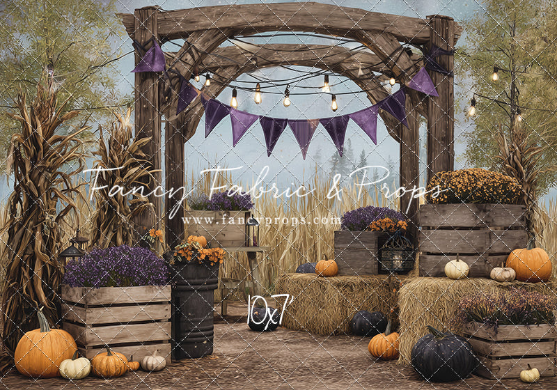 Pumpkin & Plum Harvest - with Sweep Option