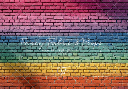 Rainbow Riot Brick - With Sweep Option