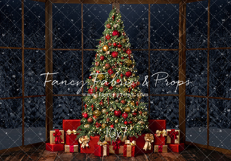 Red & Gold Bay Window