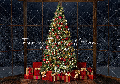 Red & Gold Bay Window