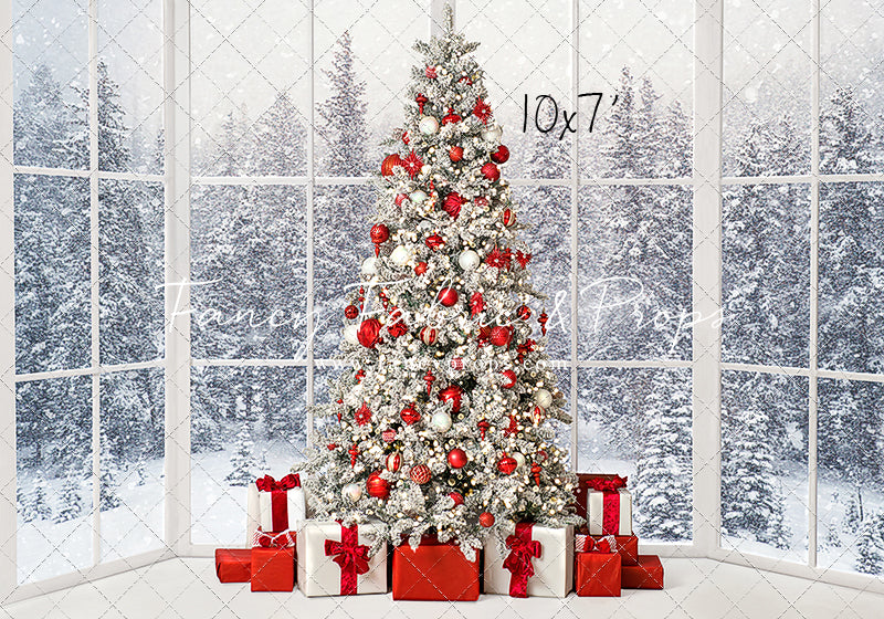 Red & White Winter Evergreens