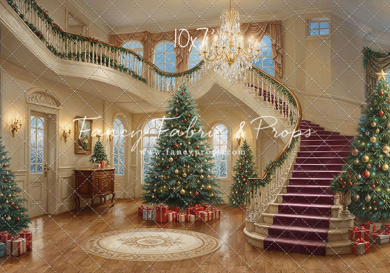Regal Christmas Staircase - with Sweep Option