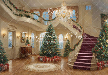 Regal Christmas Staircase - with Sweep Option