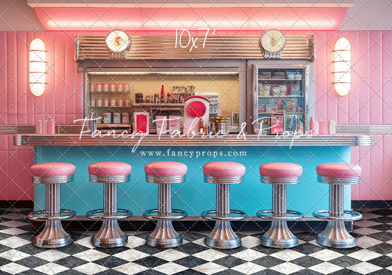 Rockin Retro Pastel Diner - Room – Fancy Fabric & Props