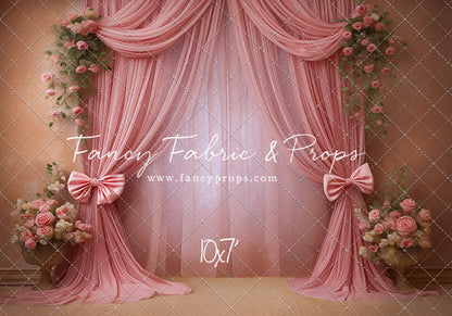 Rose Drapes - With Sweep Option