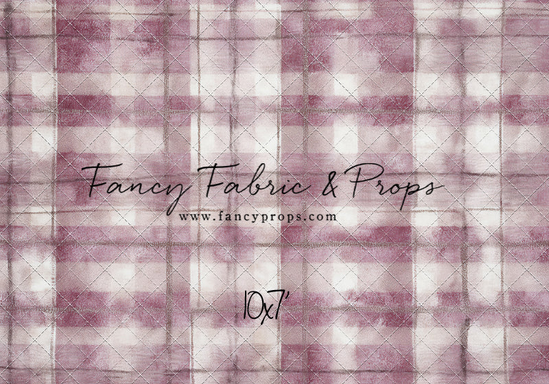 Rose Mist Plaid - With Sweep Option