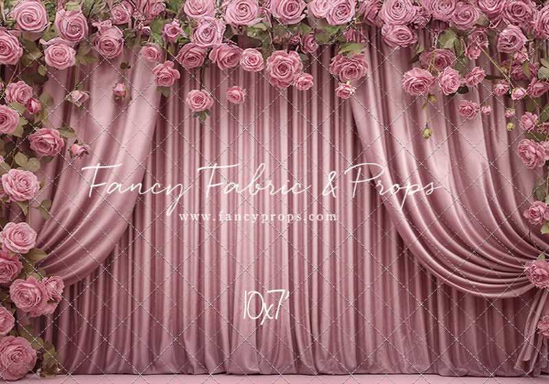 Rose Petal Curtain - With Sweep Option