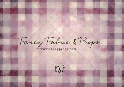 Rose Quartz Plaid - With Sweep Option