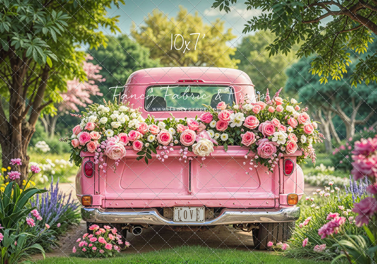Rosy Little Sweetheart Truck - With Sweep Option