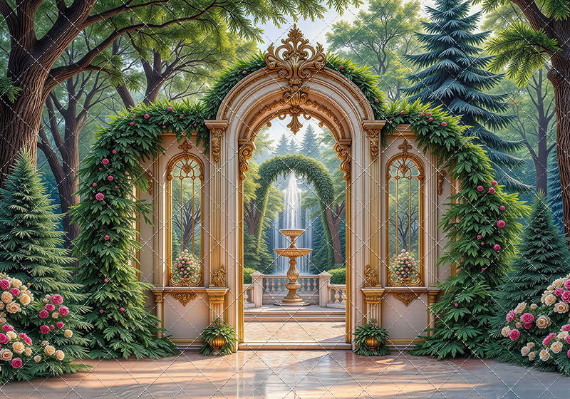 Royal Garden Gateway - With Sweep Option