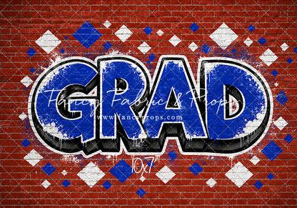 Royal & White Grad - With Sweep Option