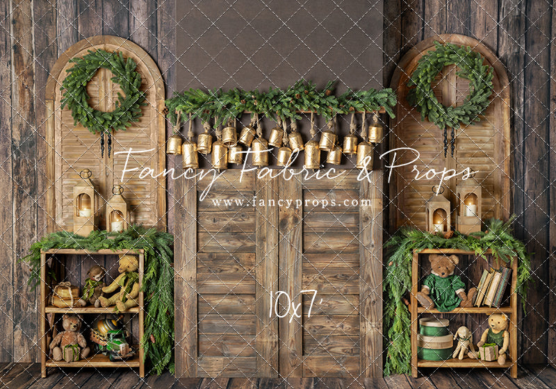 Rustic Christmas Charm Headboard