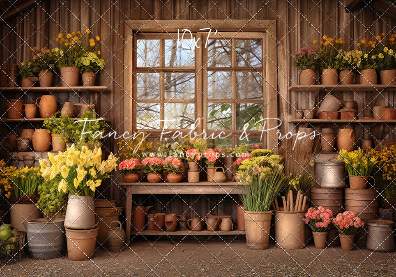 Rustic Greenhouse Blooms 2pc Room