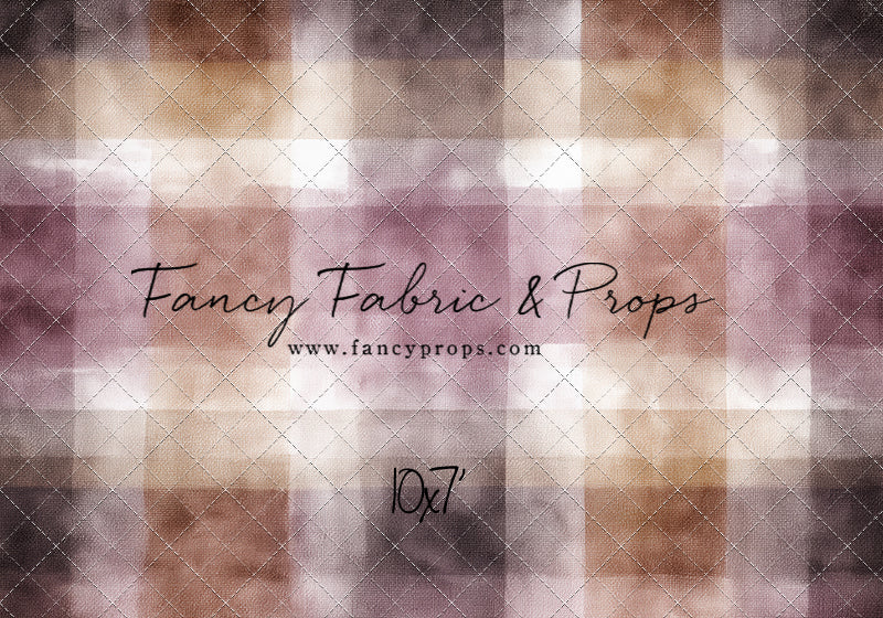 Rustic Plum Plaid - With Sweep Option