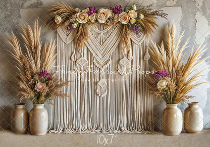 Rustic Woven Tapestry - With Sweep Option