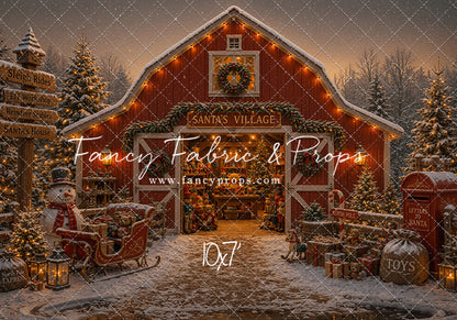 Santa's Village Barn - with Sweep Option