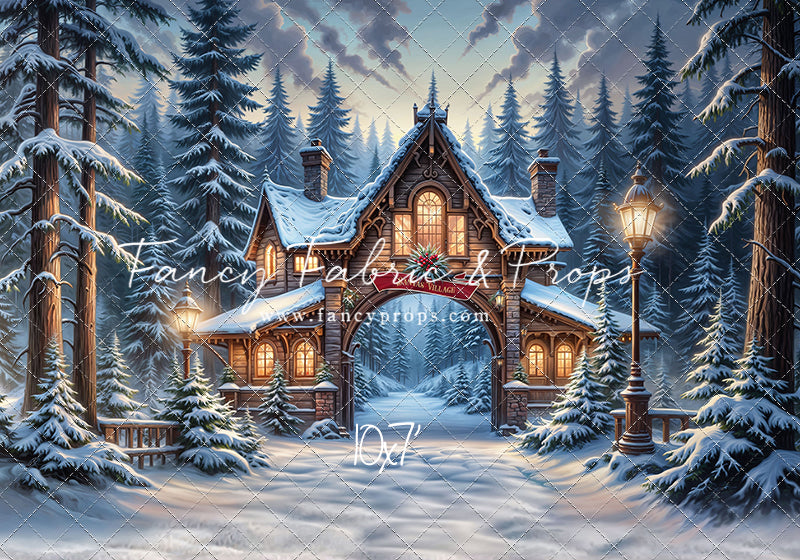 Santa's Village Entrance - With Sweep Option