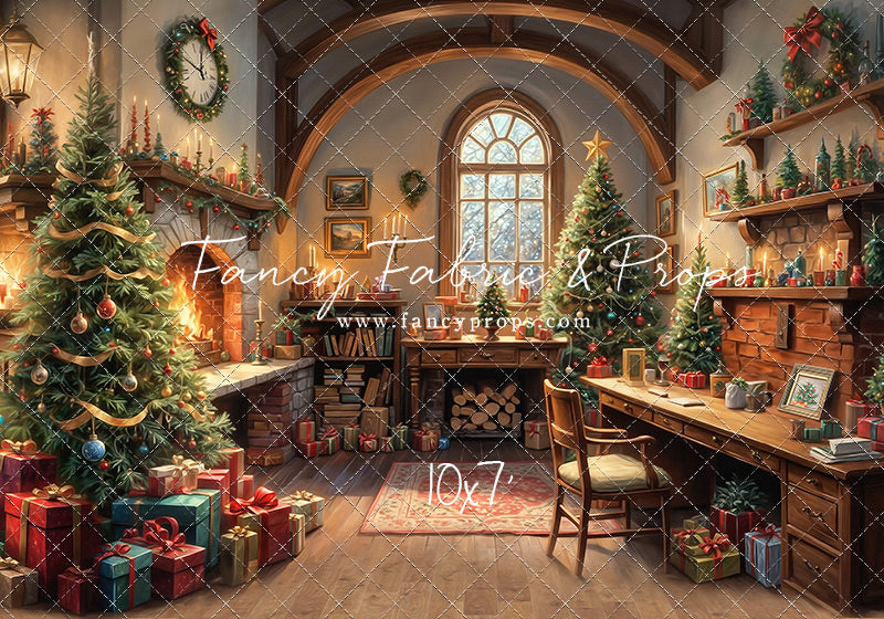 Santa's Winter Cabin - with Sweep Option