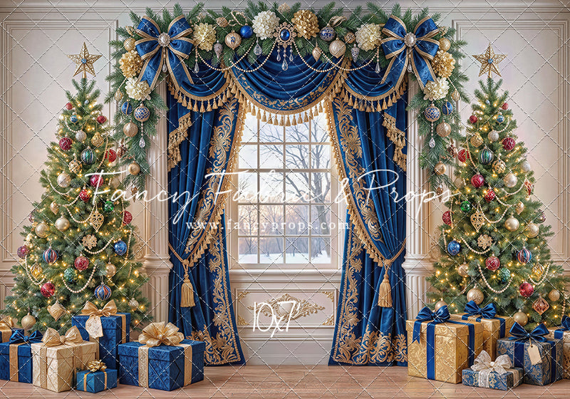 Sapphire & Gold Christmas - with Sweep Option