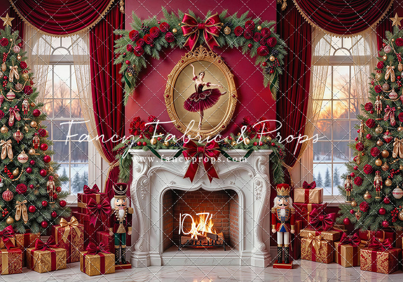 Scarlet Ballerina Christmas - with Sweep Option