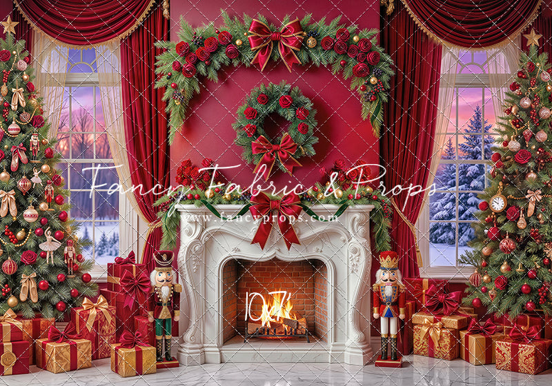 Scarlet Christmas Room - with Sweep Option
