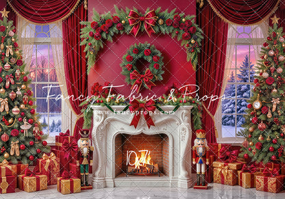Scarlet Christmas Room - with Sweep Option