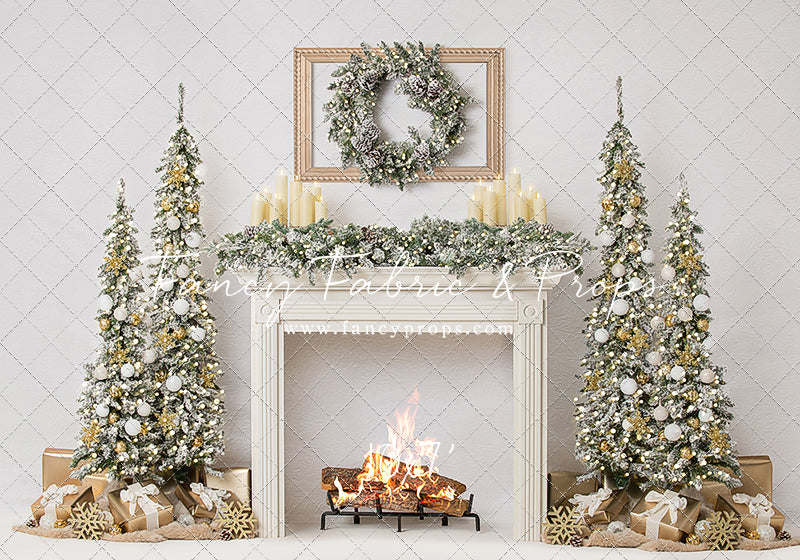 RTS Simple Christmas Mantle - 10x7' Value Luxe - Pink Tint/Banding - 60% Off