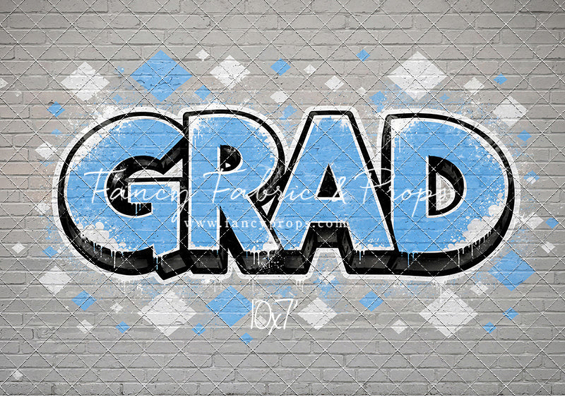 Sky & White Grad - With Sweep Option