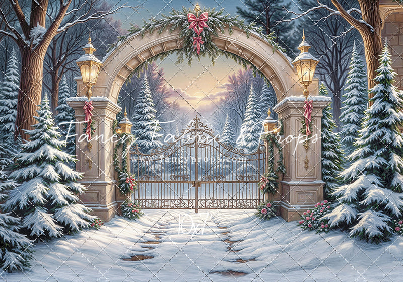 Snowfall At The Estate - with Sweep Option