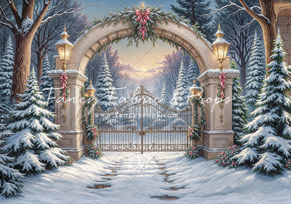 Snowfall At The Estate - with Sweep Option