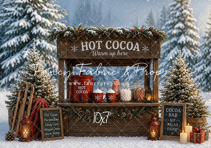 Snowflake Cocoa Station - With Sweep Option