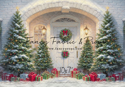 Snowy Doorstep Delight - With Sweep Option