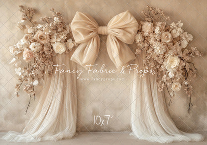 Soft Bow & Tulle - With Sweep Option