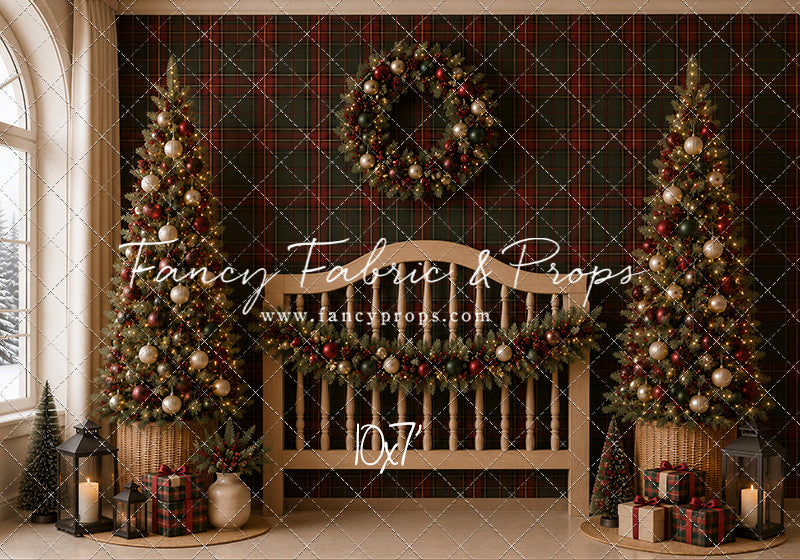 Sophisticated Holiday Headboard - with Sweep Option