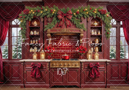 Sophisticated Scarlet Kitchen - With Sweep Option