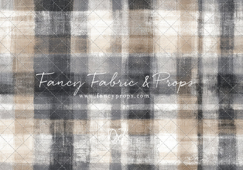 Stone & Sand Tartan - With Sweep Option