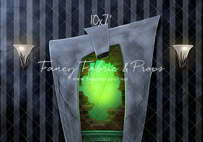 Strange & Unusual Fireplace - 2pc Set