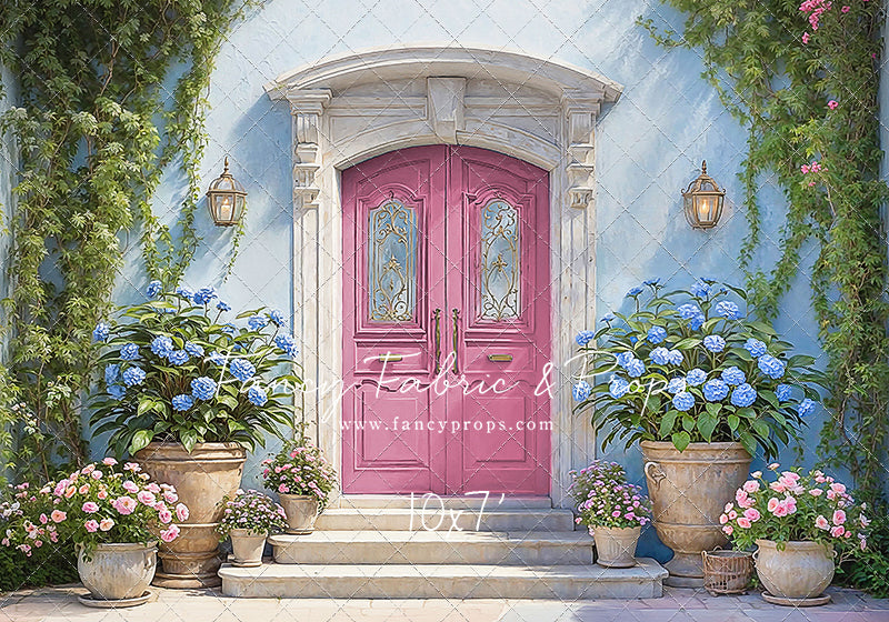 Summertime Patio - Pink Door - With Sweep Option